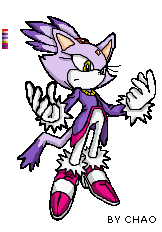 Sonic the Hedgehog Customs - Blaze (Pixel Art)