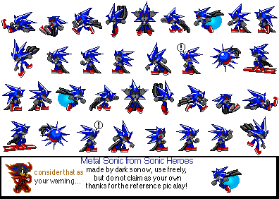 Neo Metal Sonic Sprites