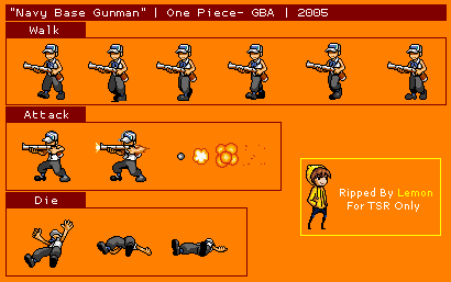 One Piece - Navy Base Gunman