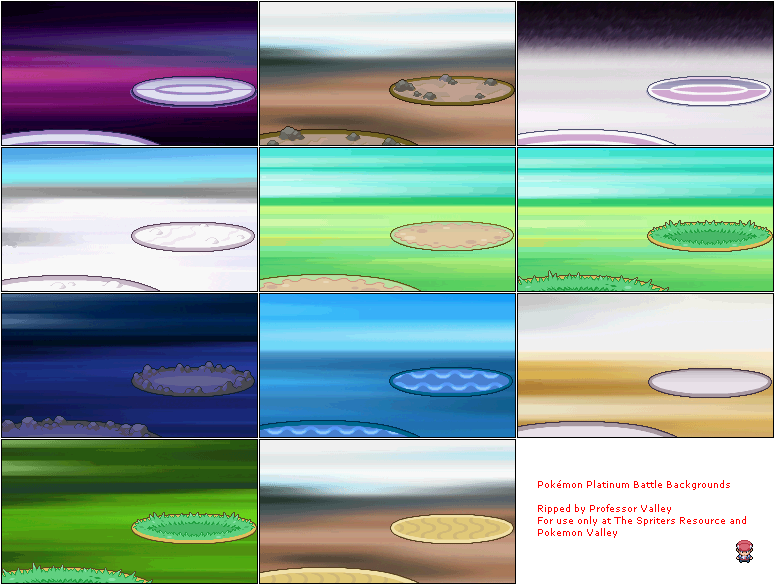 DS / DSi Pokémon Platinum Battle Backgrounds The Spriters Resource