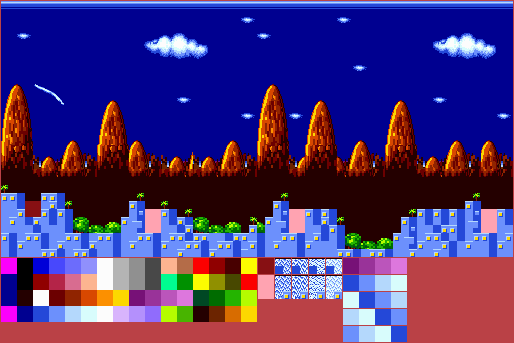 Sega Genesis / 32X - Sonic the Hedgehog - Green Hill Zone - The Spriters  Resource