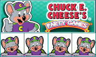 Chuck E. Cheese's Party Games - Save Icon and Banner
