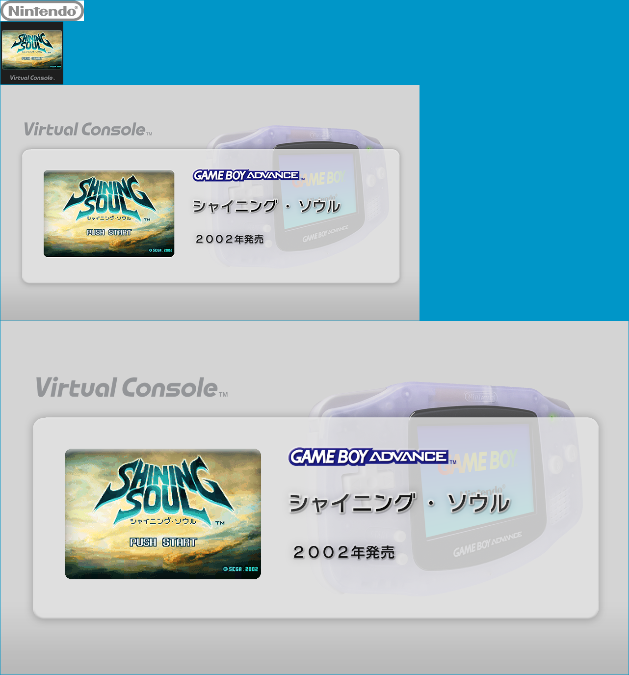 Virtual Console - Shining Soul