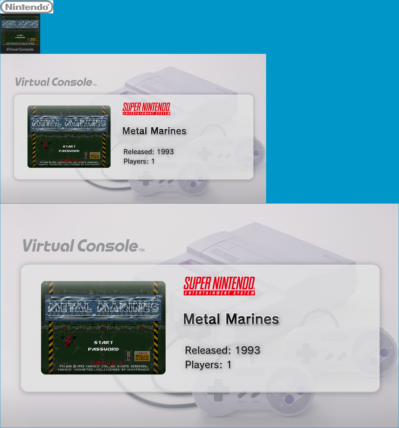 Virtual Console - Metal Marines
