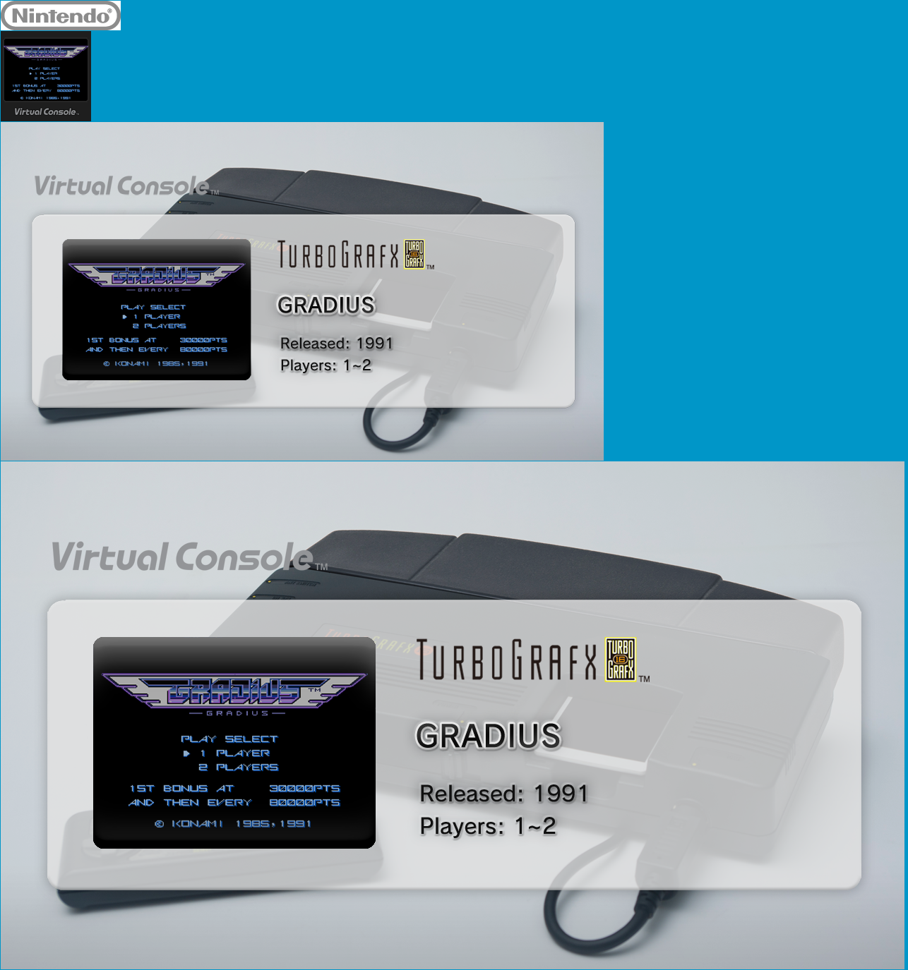 Virtual Console - GRADIUS