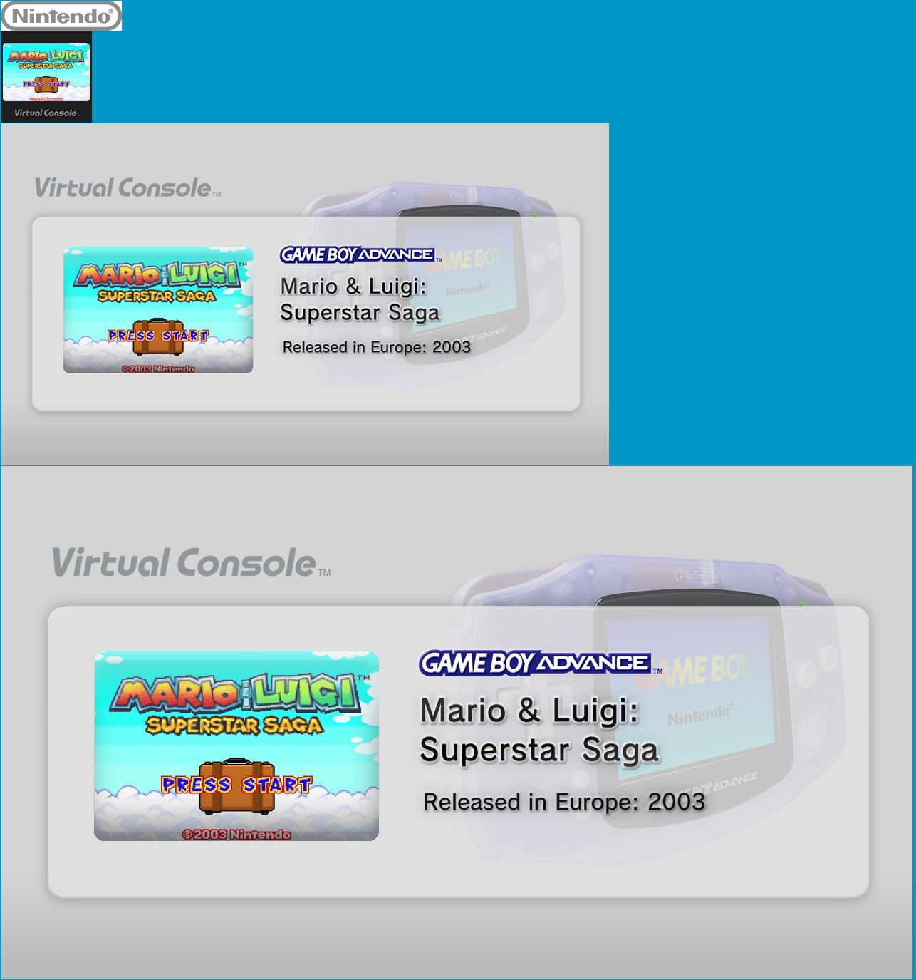 Virtual Console - Mario & Luigi: Superstar Saga