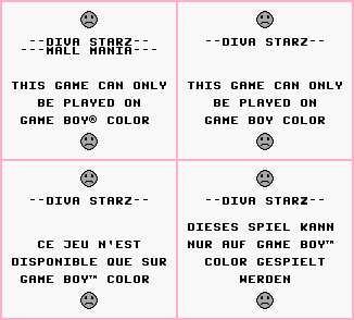 Game Boy Error Messages