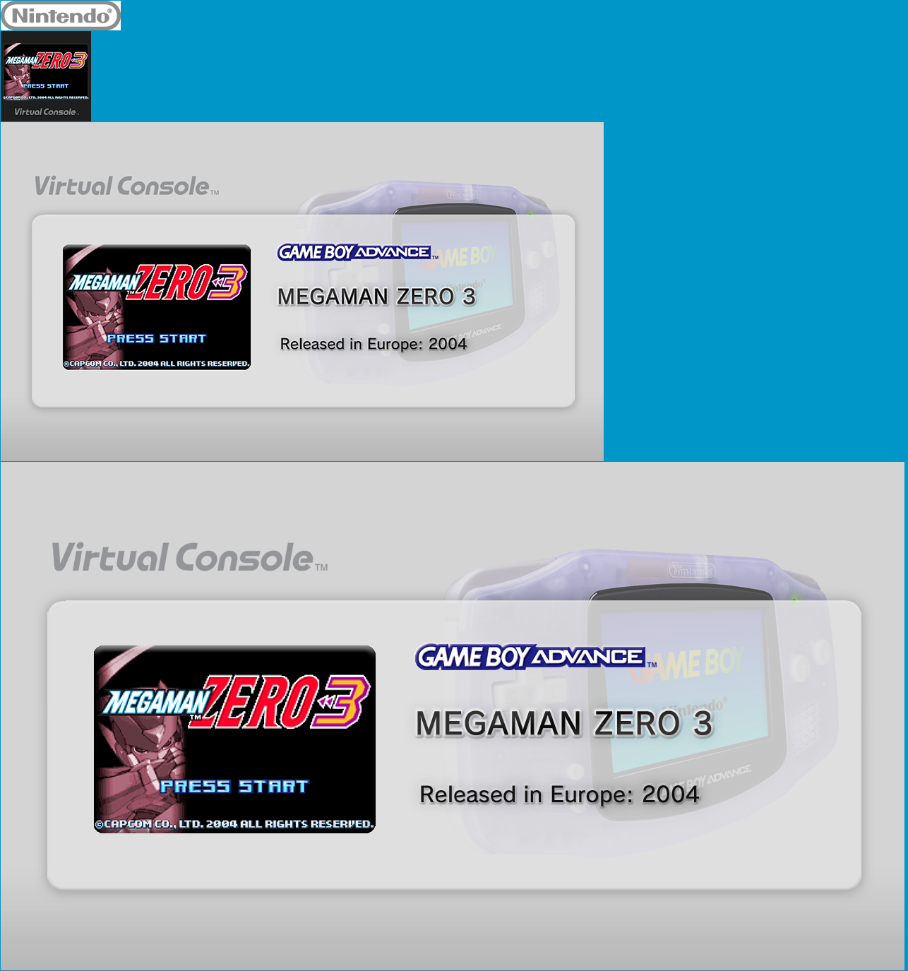 Virtual Console - MEGAMAN ZERO 3