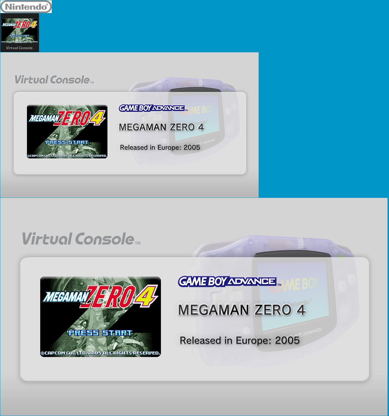 Virtual Console - MEGAMAN ZERO 4