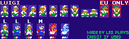 Mario Customs - Luigi (Mario Bros. NES-Style)