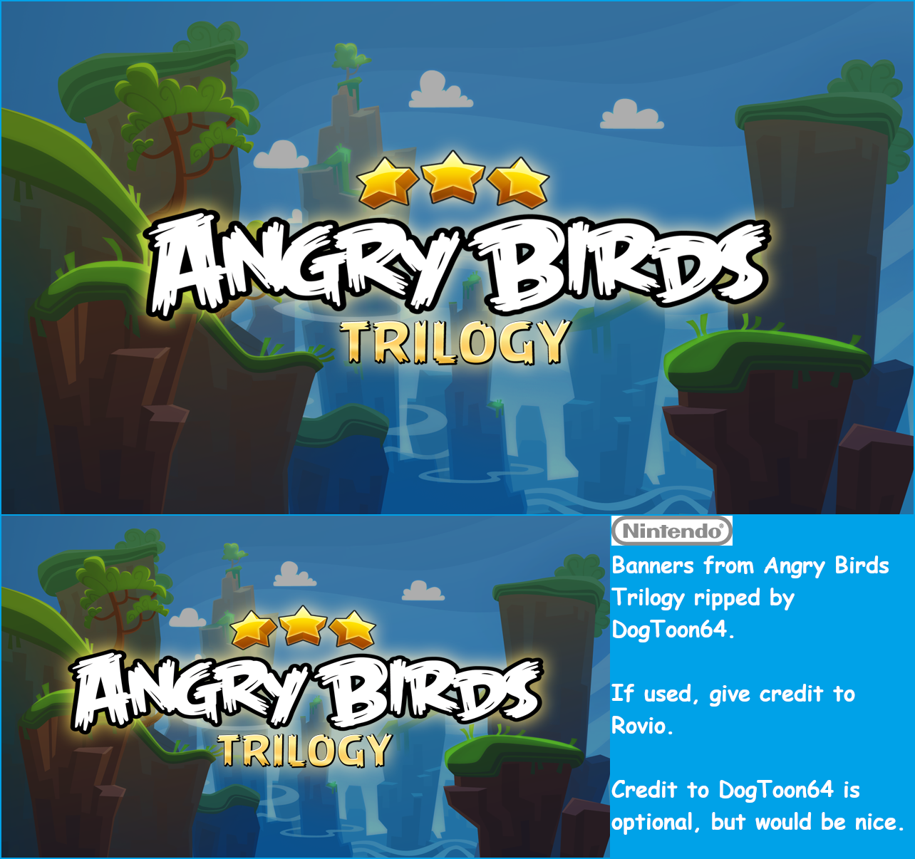 Angry Birds Trilogy - Banners