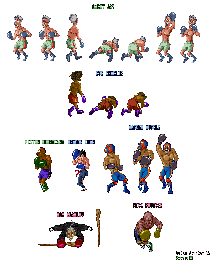Super Punch Out Opponents (Fixed)