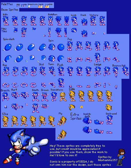 Custom / Edited - Sonic the Hedgehog Customs - Sonic 1 (2013) Custom Menu  BG (EU/US/JP) - The Spriters Resource