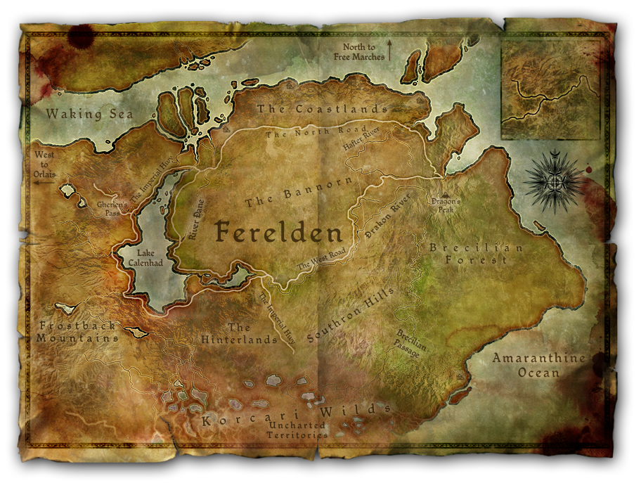 Map of Ferelden