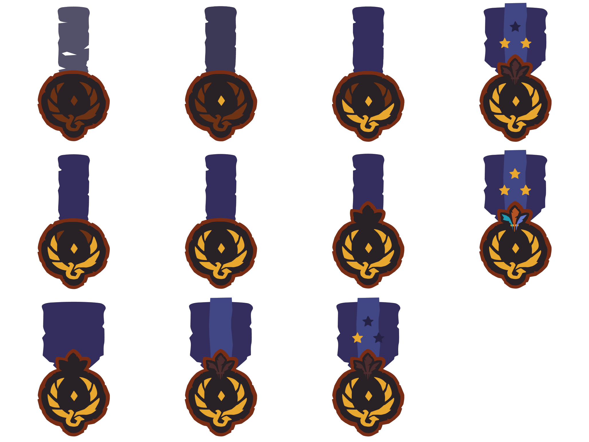 Sea of Thieves - Rank Ribbons (Sea Dogs)