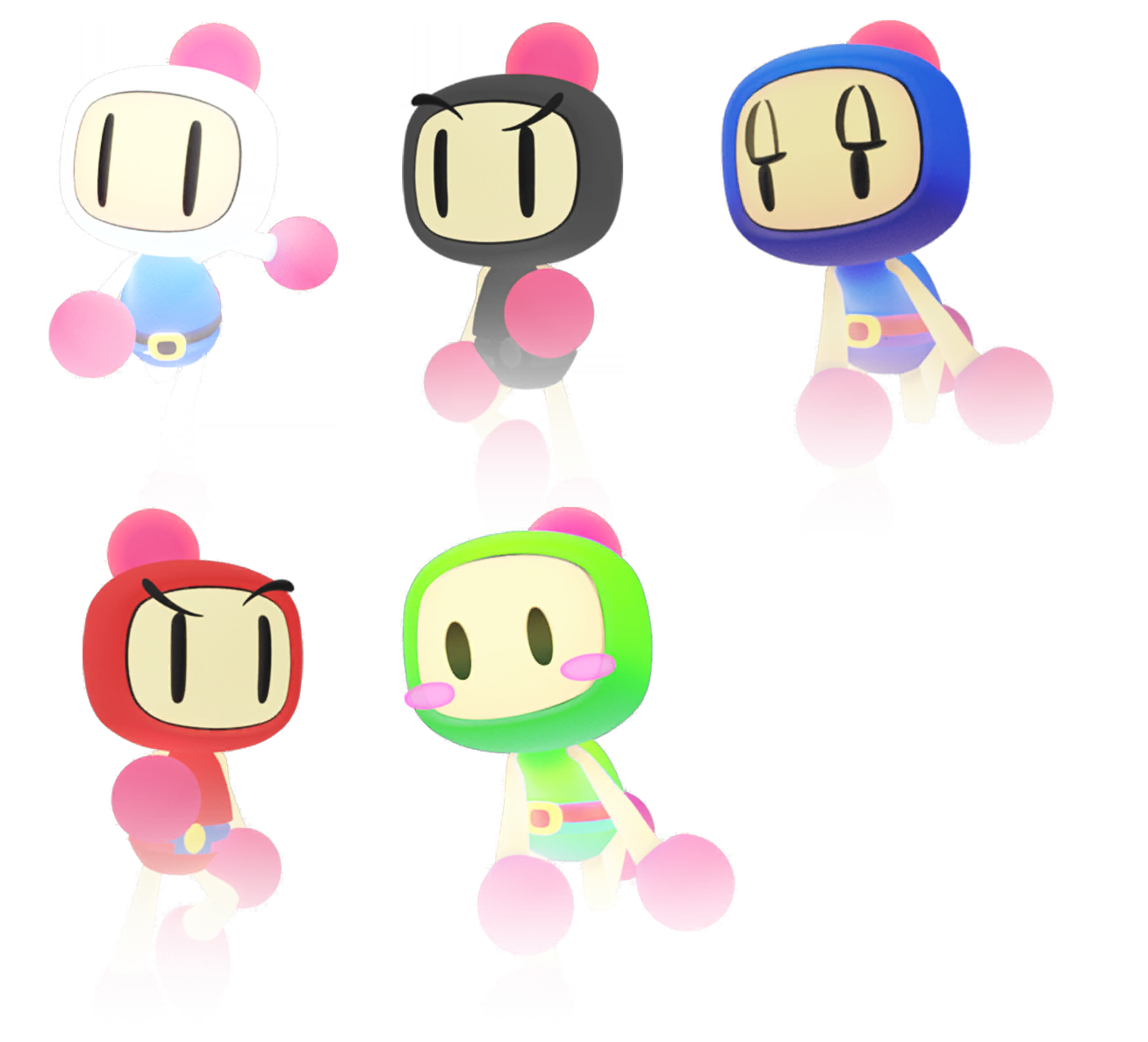 Amazing Bomberman - Character Graphics