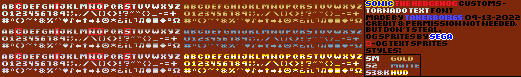 Sonic the Hedgehog Customs - Tornado Text Font