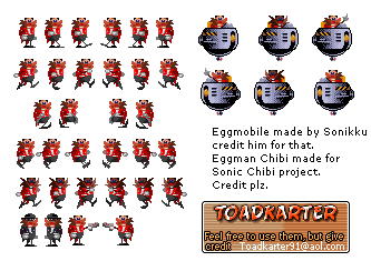 Custom / Edited - Sonic the Hedgehog Customs - Dr. Eggman (Chibi, Sonic  Mania-Style) - The Spriters Resource