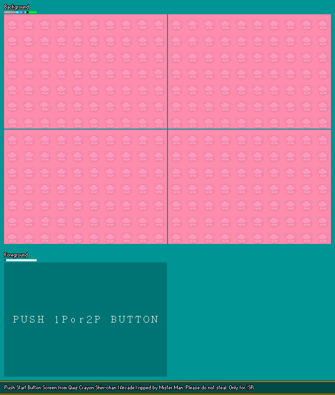 Quiz Crayon Shin-chan (JPN) - Push Start Button Screen