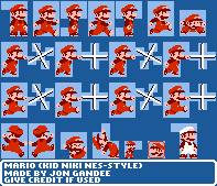 Mario Customs - Mario (Kid Niki NES-Style)