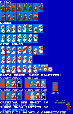 Mario Customs - Mario & Luigi (Super Show, NES-Style)