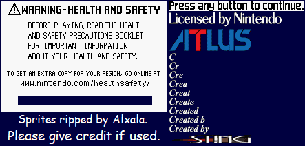 Health & Safety Screen & Company Logo Elements
