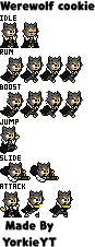 Werewolf Cookie (Megaman NES-Style)