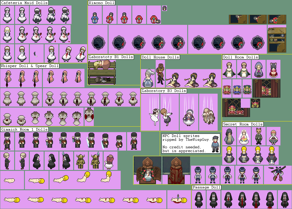 The Spriters Resource - Full Sheet View - Mad Father (2020 Remake ...