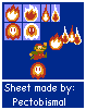 Fire Snake & Podoboo (SMB1-Style)