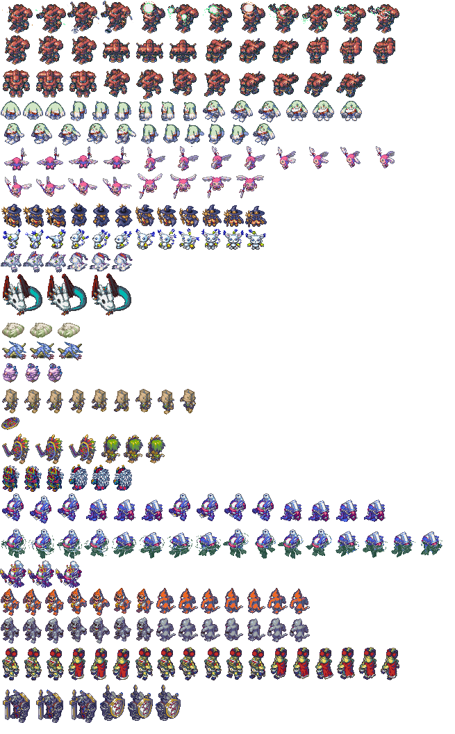 The Spriters Resource - Full Sheet View - Digimon World 3 - Various ...