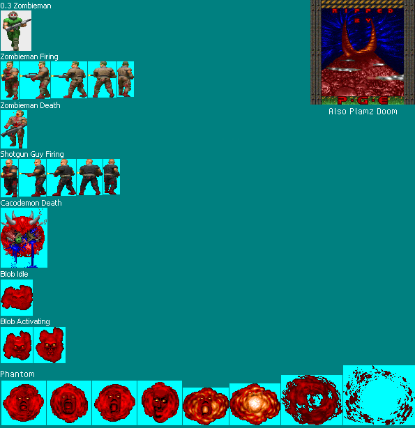 Miscellaneous Enemy Sprites