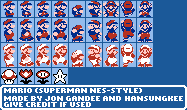 Mario (Superman NES-Style)