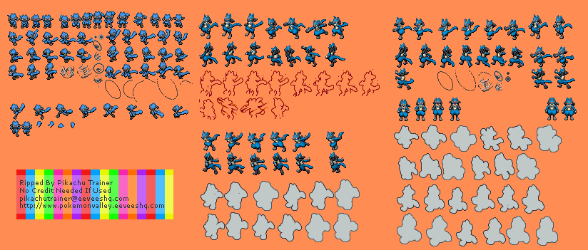 The Spriters Resource - Full Sheet View - Pokémon Ranger 2: Shadows of ...