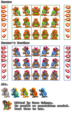 Mario Customs - Bowser (SMB3, SMB1 SNES-Style)