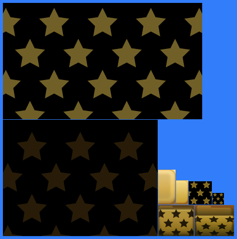 Stars: Gold & Black