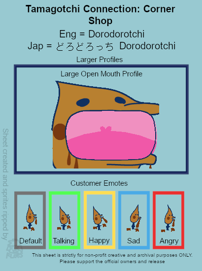 Tamagotchi Connection: Corner Shop - Dorodorotchi