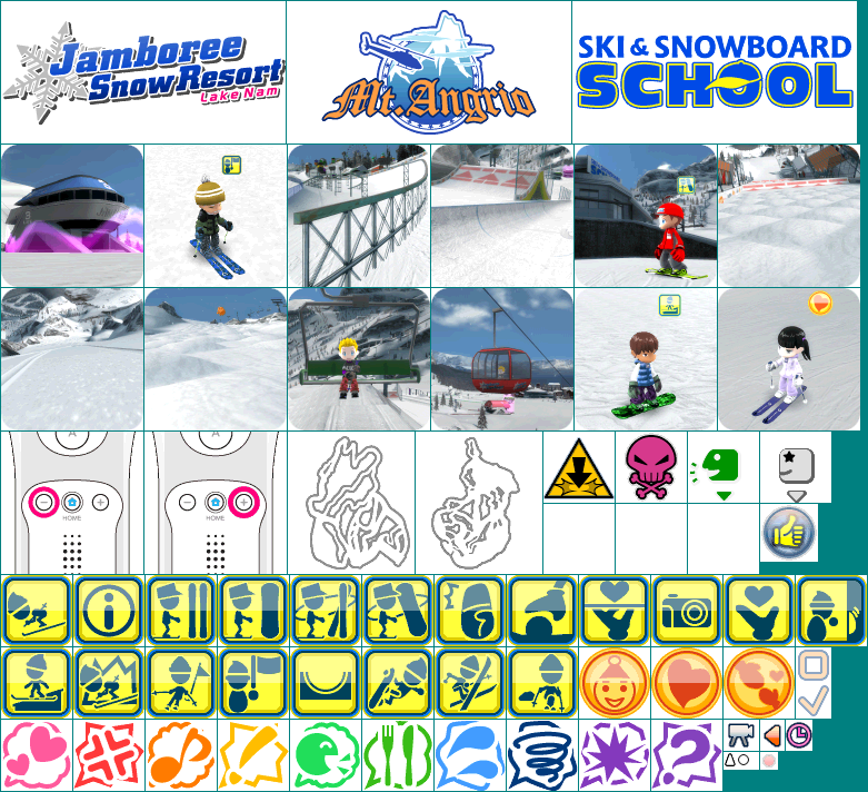 We Ski & Snowboard - Resort Icons