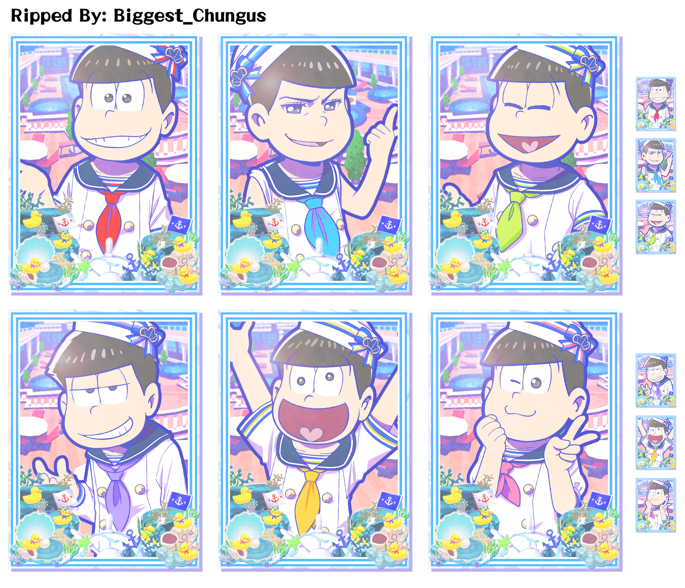 Osomatsu-san's Casual Neet Sugoroku Journey - Posters (Marine)