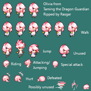 Mobile - Taming the Dragon Guardian - Olivia - The Spriters Resource
