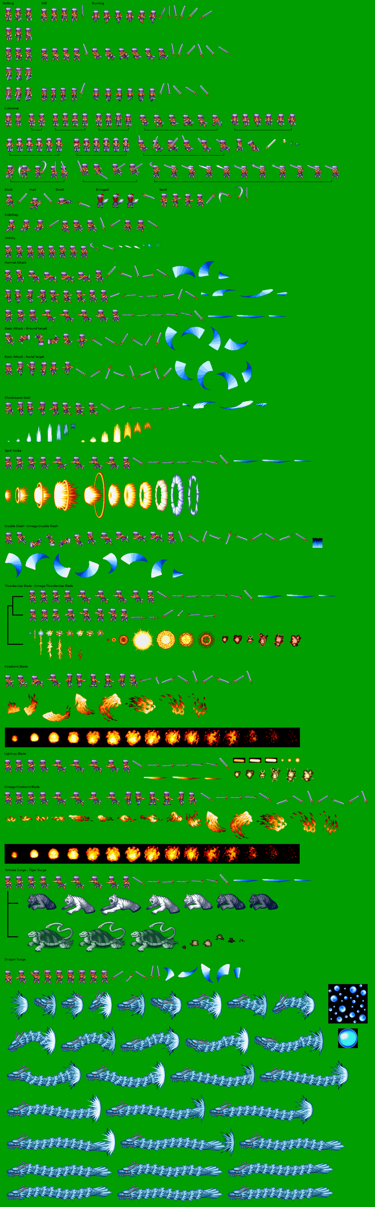 The Spriters Resource - Full Sheet View - Star Ocean: First Departure ...