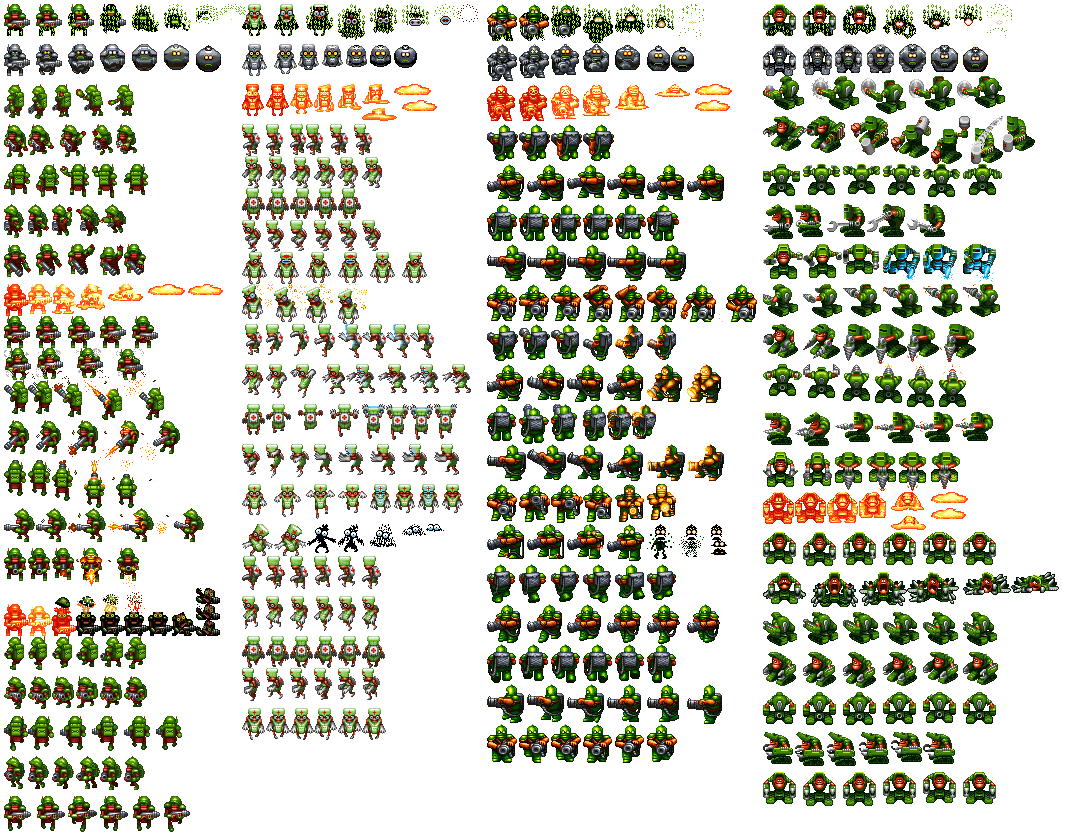 Robocalypse: Beaver Defense - Player Units