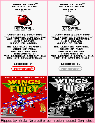 Wings of Fury - Introduction & Title Screen