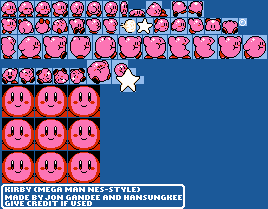Custom / Edited - Kirby Customs - Kirby (Mega Man NES-Style) - The ...
