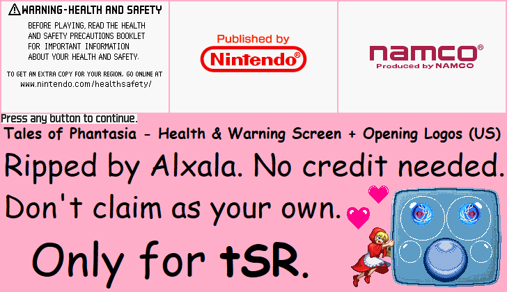 Health & Safety Screen & Opening Logos (US)