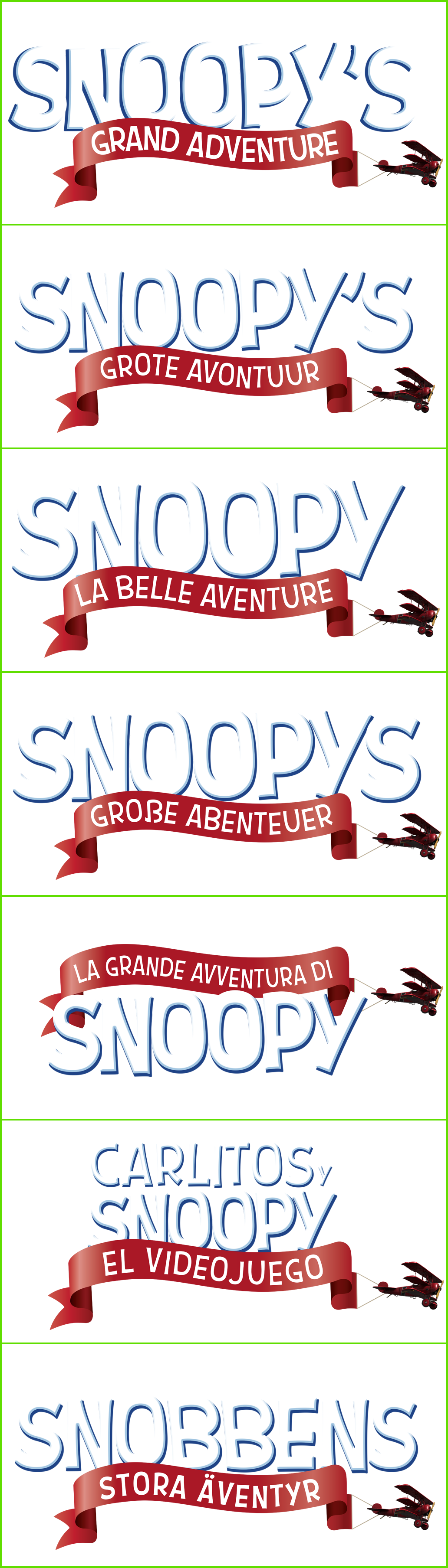 The Peanuts Movie: Snoopy's Grand Adventure - Game Logo