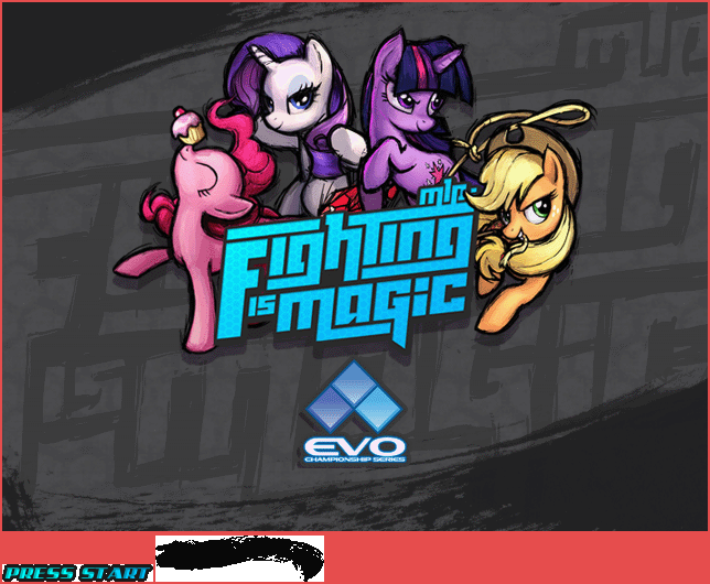 My Little Pony: Fighting is Magic - Title Screen