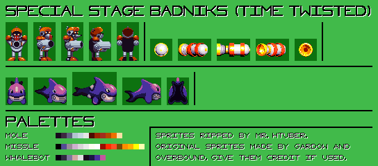 PC / Computer - Sonic Mania - Badniks (Encore) - The Spriters Resource