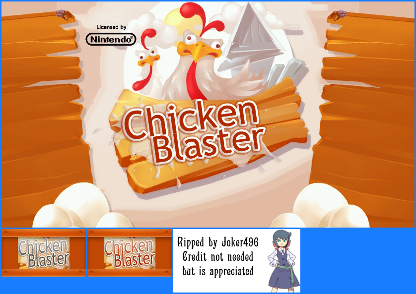 Chicken Blaster - Wii Menu Banner & Icon