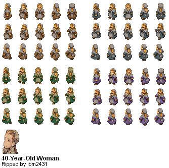 The Spriters Resource - Full Sheet View - Final Fantasy Tactics - 40 ...