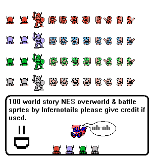 The 100 World Story (JPN) - Playable Characters
